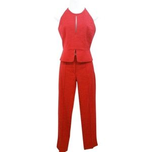 Lailan Red Pant Set